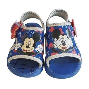 SB01 * Mickey Mouse Kids Beach Sandals Size 3